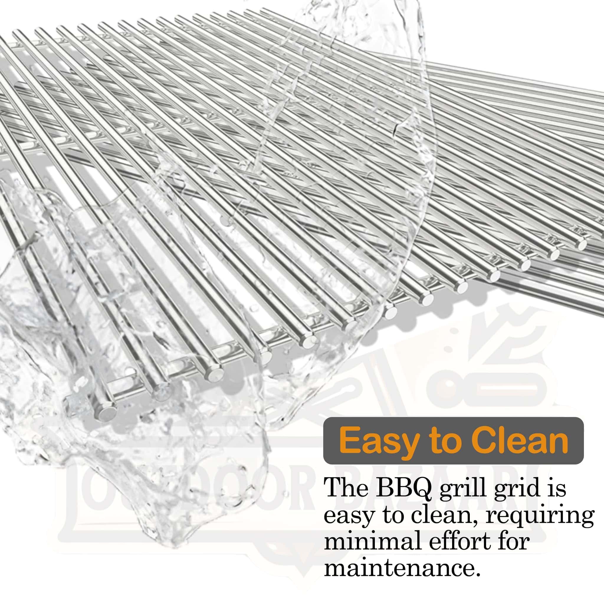 Juego de 3 rejillas y parrillas de acero inoxidable para - Imagen 8