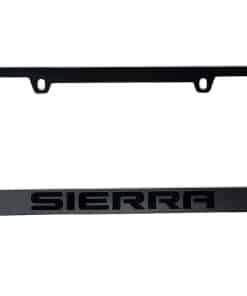Marco de Placa de Licencia GMC Sierra Stealth Blackout