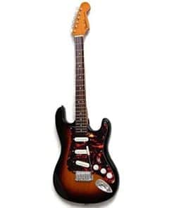 Mini Guitarra Réplica Fender Strat Guitarra Sunburst Modelo