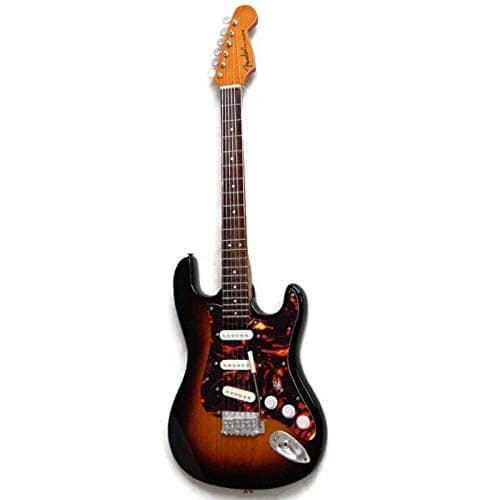 Mini Guitarra Réplica Fender Strat Guitarra Sunburst Modelo