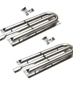 Conjunto de 2 Quemadores de Parrilla Viking de Acero