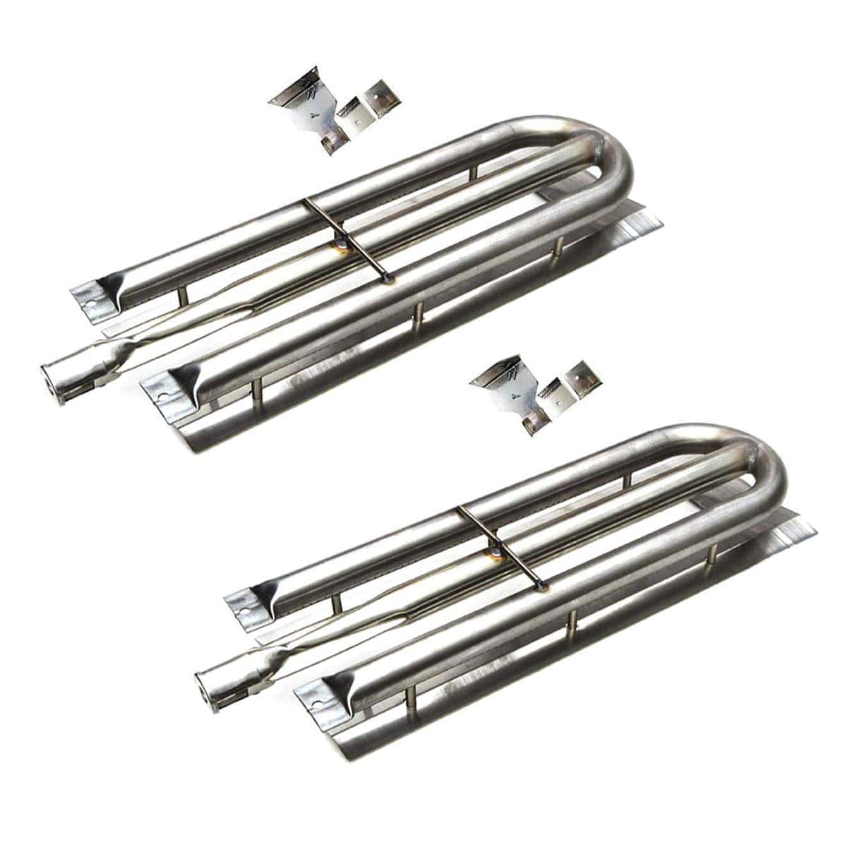 Conjunto de 2 Quemadores de Parrilla Viking de Acero