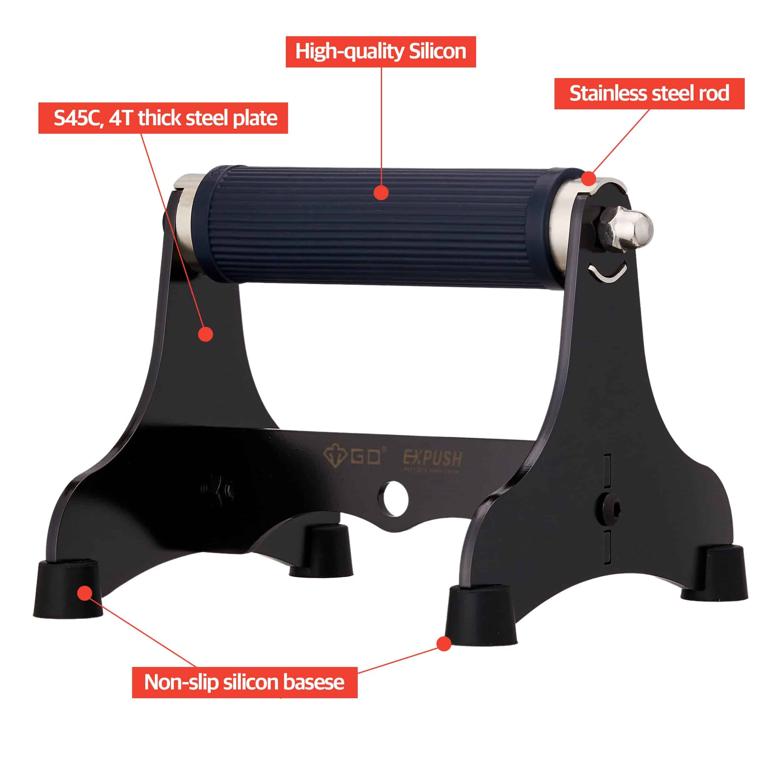 Barras de Flexiones GD Expush Metal Non-Slip Push Up Bar - Imagen 3