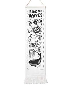 Gráfico de Crecimiento de Lona Wee Gallery Ocean - Gráfico