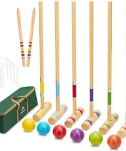 Set de Croquet ApudArmis para Seis Jugadores con Mazos de