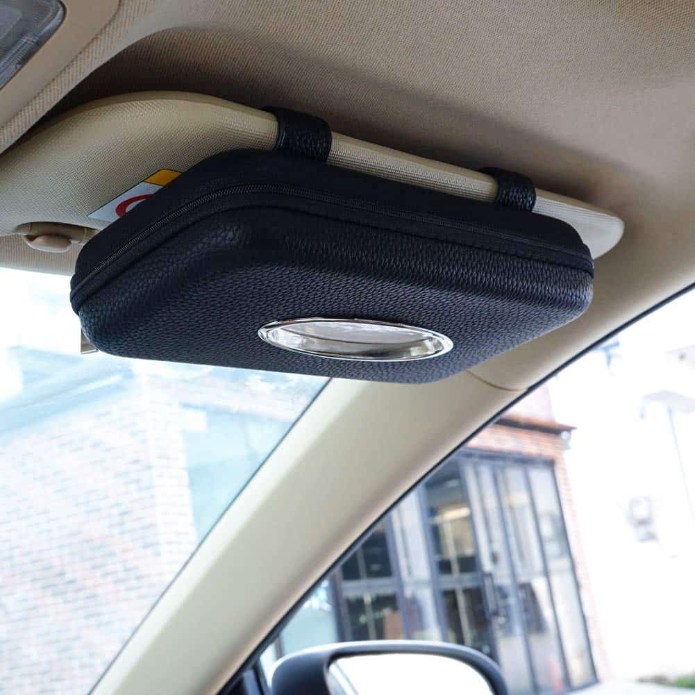 Portapañuelos para Coche Cartisen, Soporte para Pañuelos de