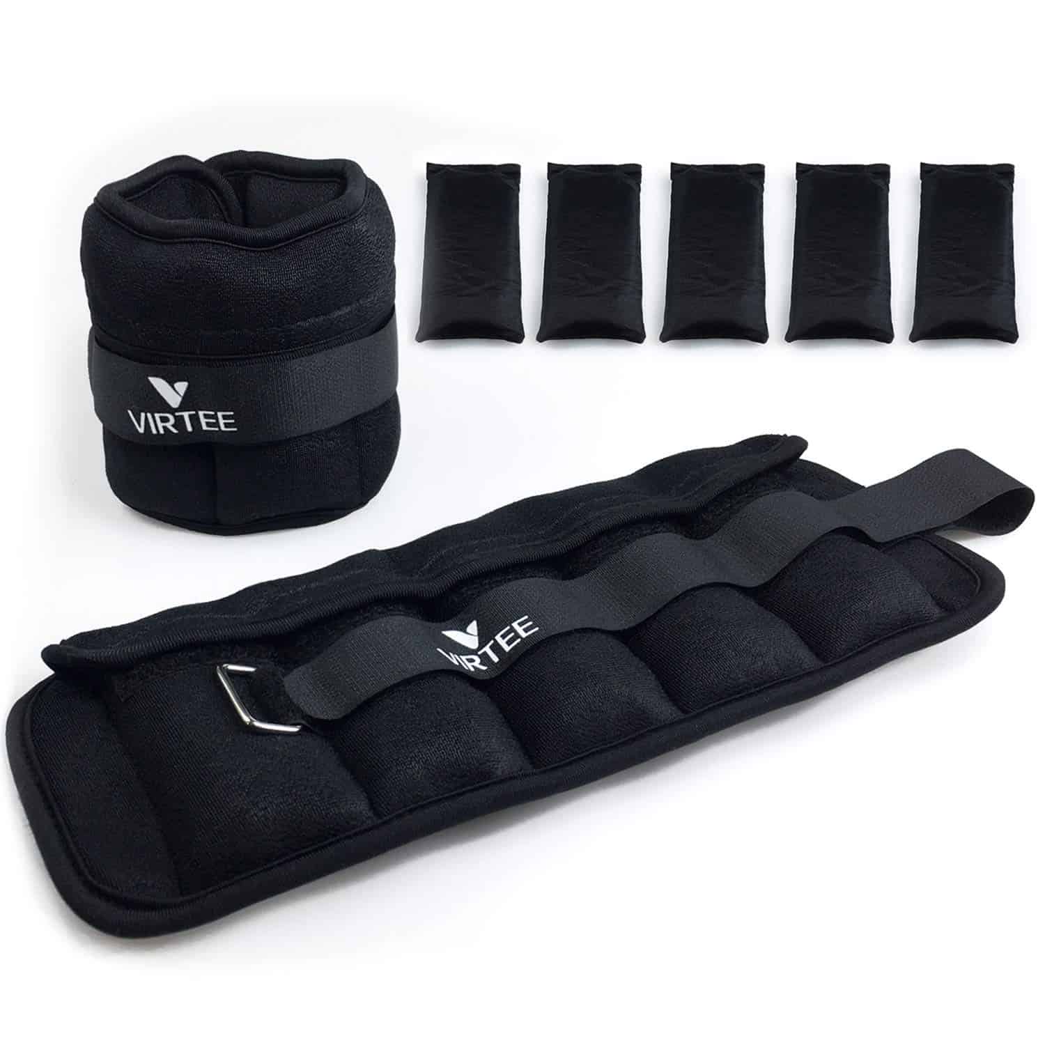 Pesas Ajustables para Tobillo Virtee para Mujeres Hombres