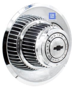 1 Pc Cubrecentros Cromado con Moño Corbata 8.25" Diámetro