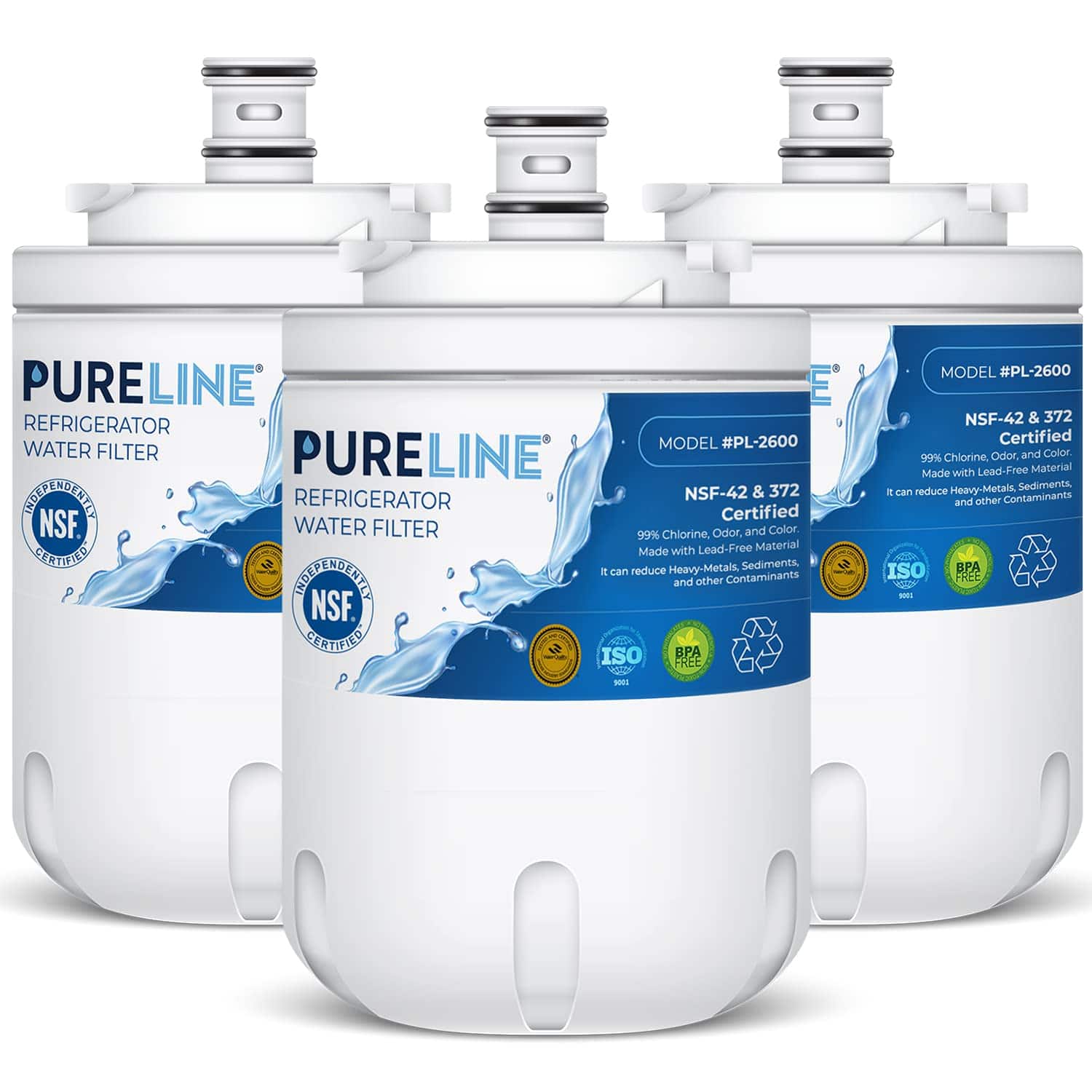 Filtro de Agua para Refrigerador Pureline UKF7003 Reemplazo