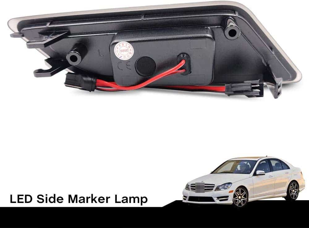 NJSBYL Kit de luz indicadora lateral LED frontal completa - Imagen 4