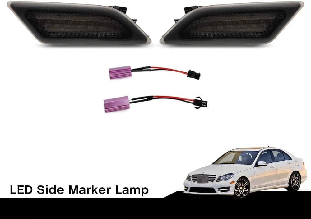 NJSBYL Kit de luz indicadora lateral LED frontal completa - Imagen 3