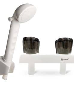 Grifo de ducha para RV con cabezal y manguera - Juego de