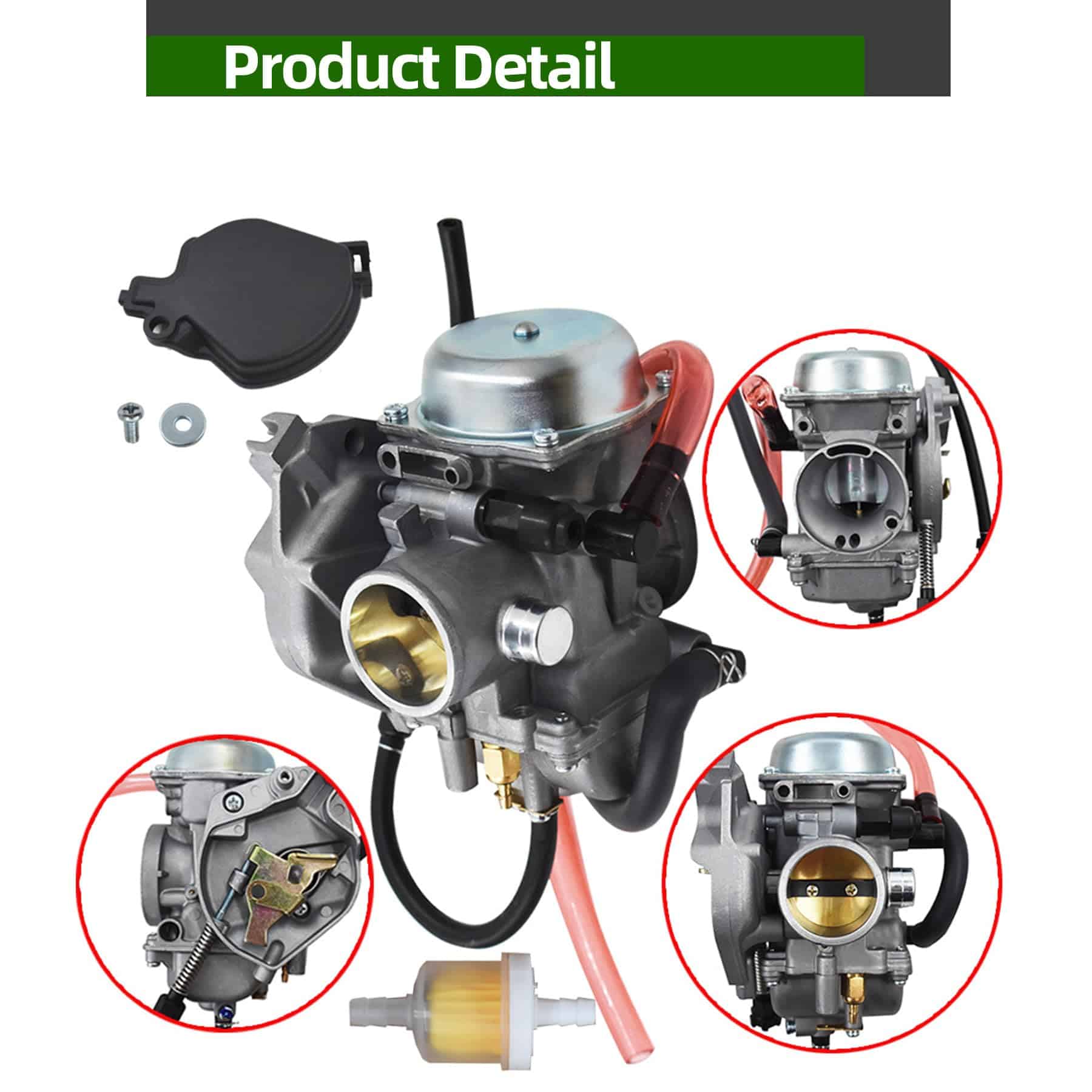 Kit de carburador de reemplazo ALL-CARB para Suzuki Vinson - Imagen 3