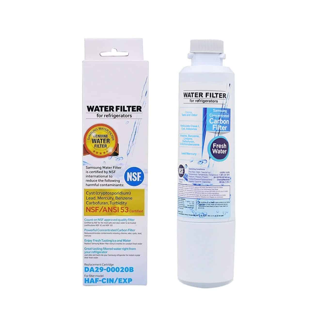 Filtro de Agua para Refrigerador, Reemplazo para Samsung