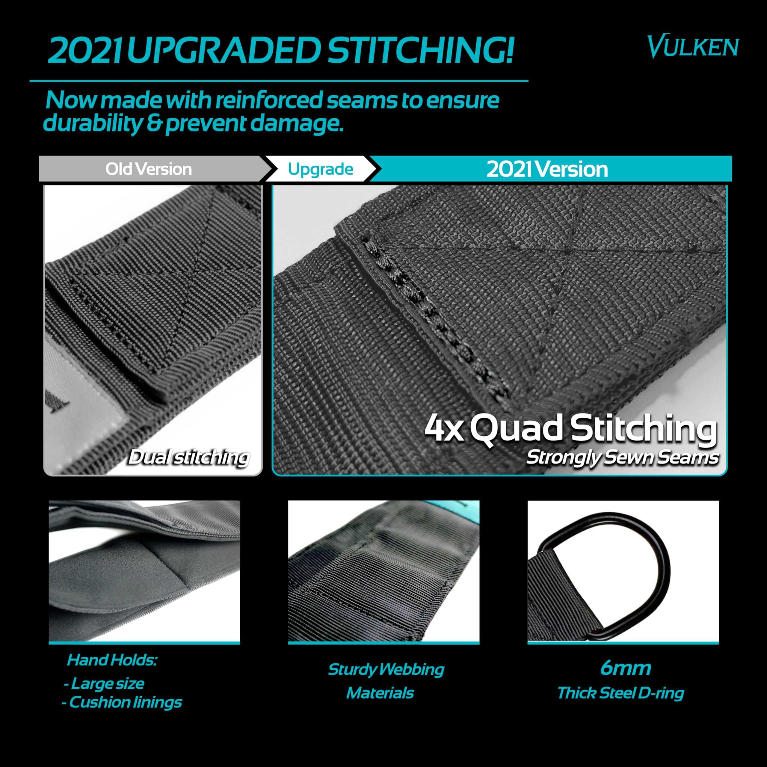 Cuerda de Tríceps Vulken con Cable de 24 Pulgadas & 17 - Imagen 5