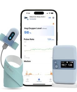 Monitor de sueño para bebé Babytone con estación base -