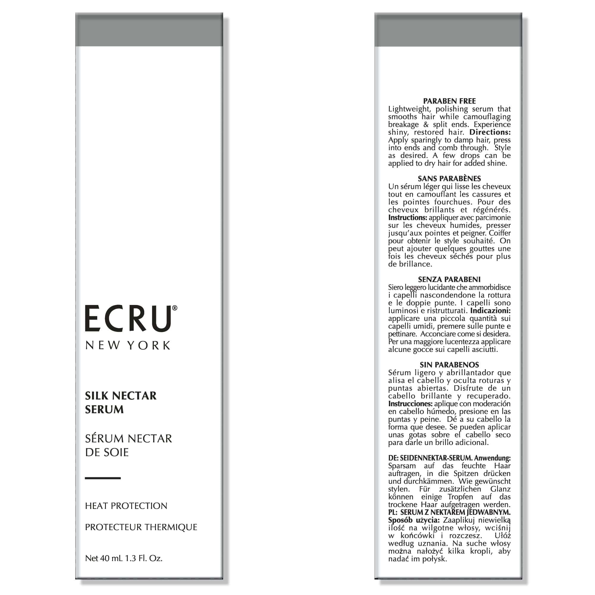 ECRU NEW YORK Serum de Brillo para Cabello Silk Nectar, - Imagen 3