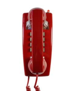 Teléfono de Pared Rojo TelPal, Teléfono de Pared con Cable