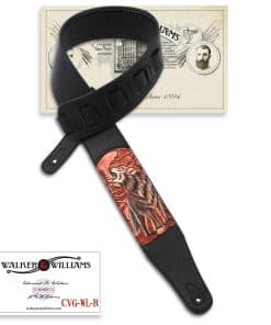 Correa de Guitarra Walker & Williams CVG-WL-R Tallada a