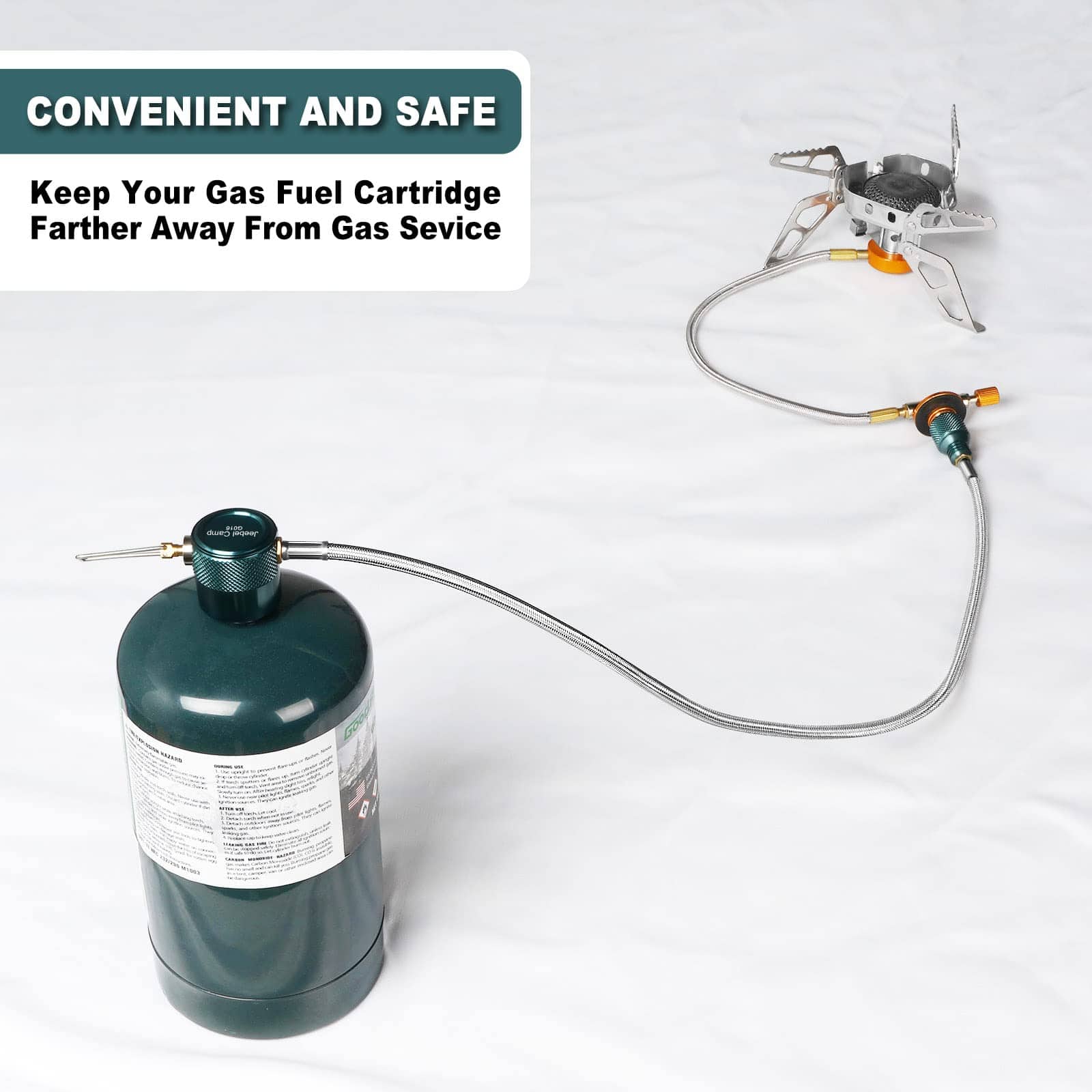 Adaptador de Tanque de Propano Jeebel Camp de 24 pulgadas - Imagen 6