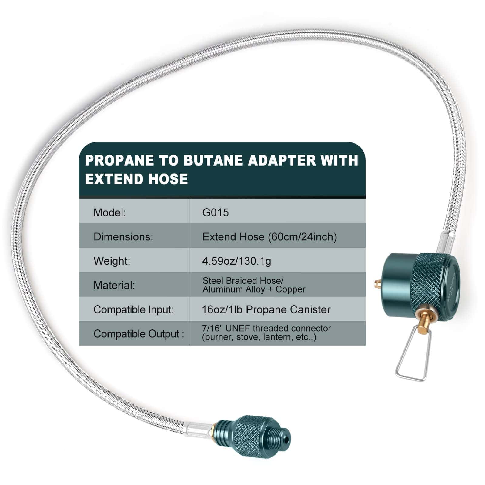 Adaptador de Tanque de Propano Jeebel Camp de 24 pulgadas - Imagen 4