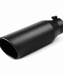 A-KARCK Punta de Escape 4" Entrada, Punta de Cola Negra 4"