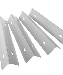 Conjunto de 4 placas de calor de acero inoxidable de