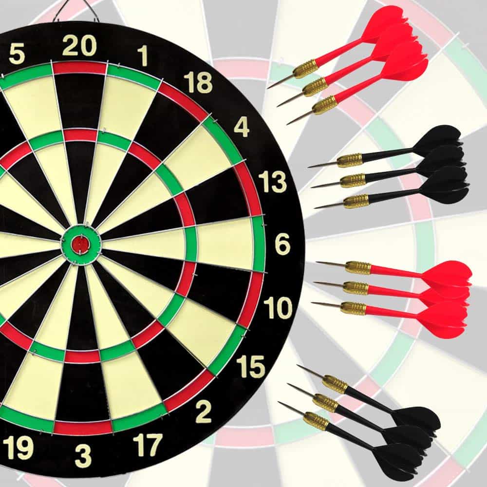 Tablero de dardos de papel LinkVisions con diseño de dos - Imagen 3