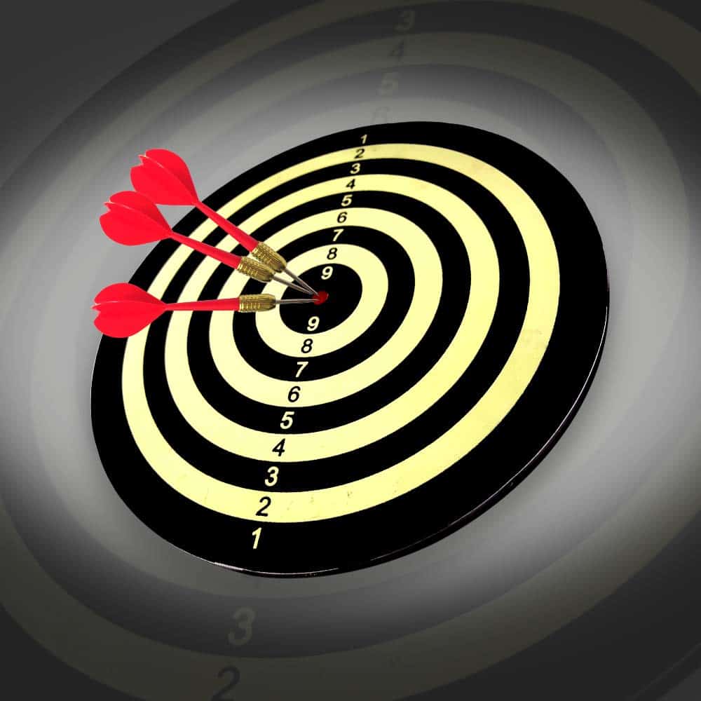 Tablero de dardos de papel LinkVisions con diseño de dos - Imagen 8