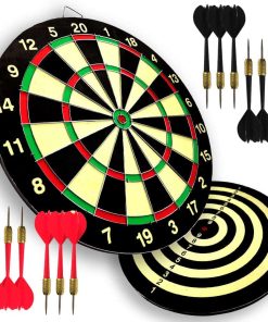 Tablero de dardos de papel LinkVisions con diseño de dos