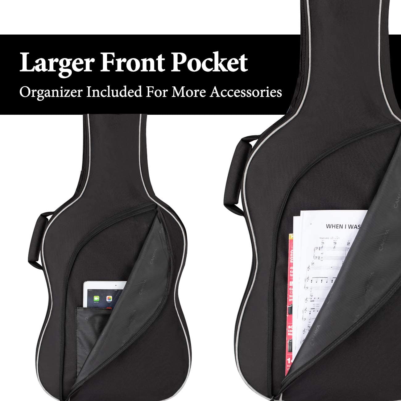 Funda de Guitarra para Bajo CAHAYA Gig Bag Mochila - Imagen 7