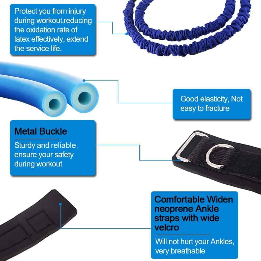 Banda de Resistencia para Glúteos KIKIGOAL con Correas para - Imagen 6