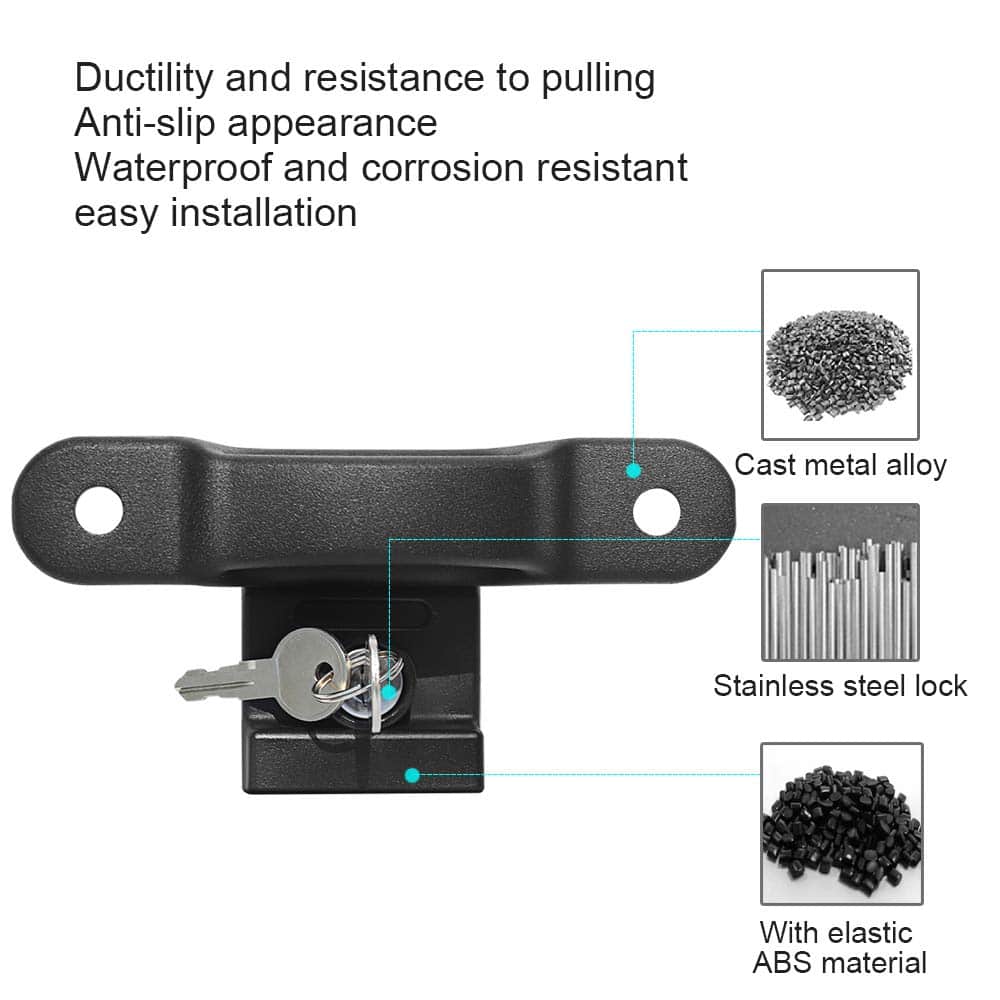 HUMUTA 4 Pack Boxlink Bed Tie Down Anchors Cleats - Imagen 3