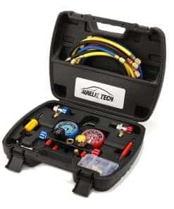 Juego de Manifold de 4 Vías para Aire Acondicionado AURELIO