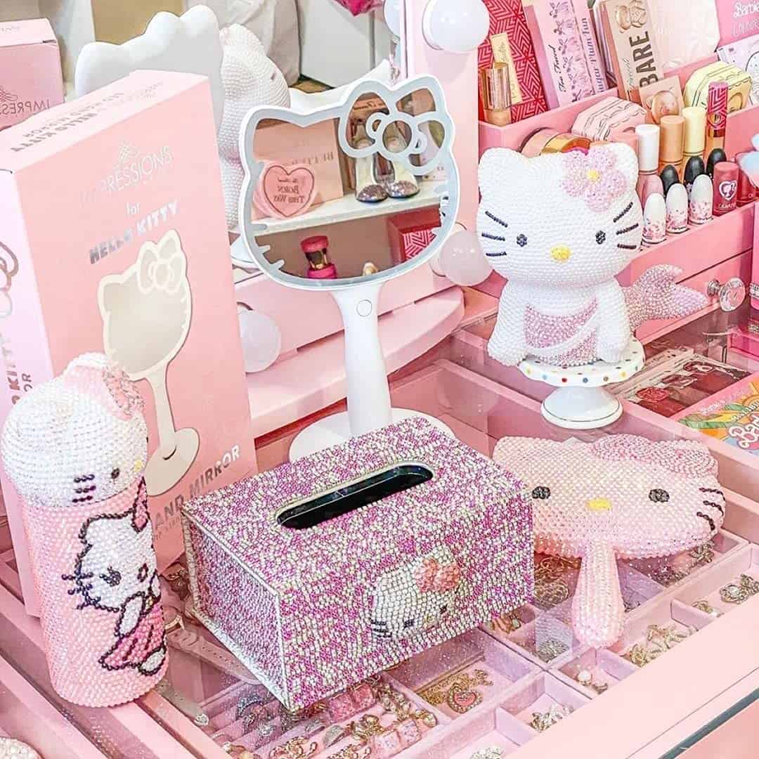 Espejo de mano LED Hello Kitty de Impressions Vanity, - Imagen 8