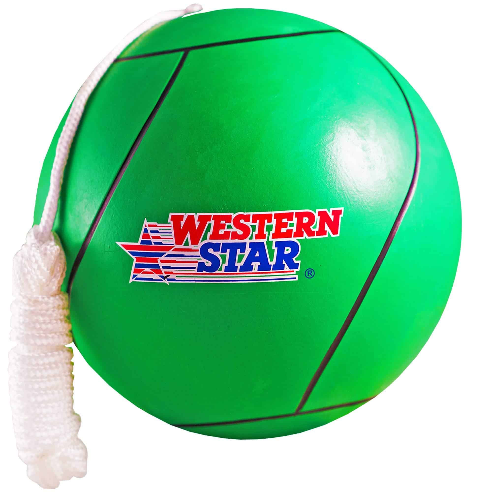 Pelota de Tetherball de Goma Suave Classic Western Star con