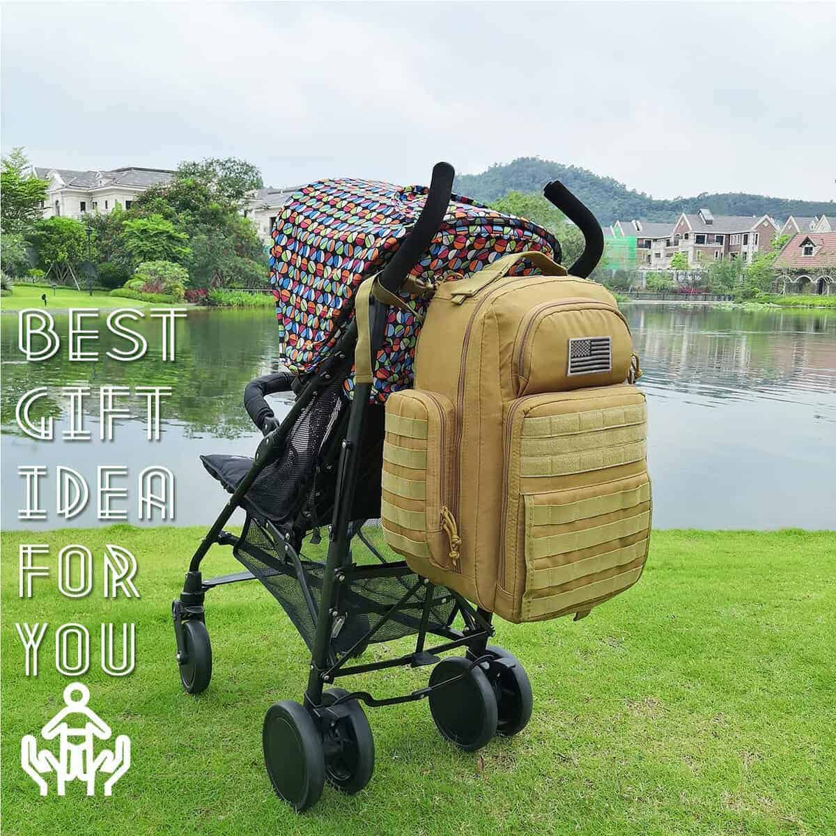 Mochila para pañales para papá, DBTAC Bolsa de pañales - Imagen 8