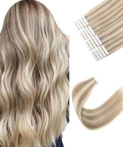 Extensiones de Cabello Remy Sixstarhair Tape In Rubio
