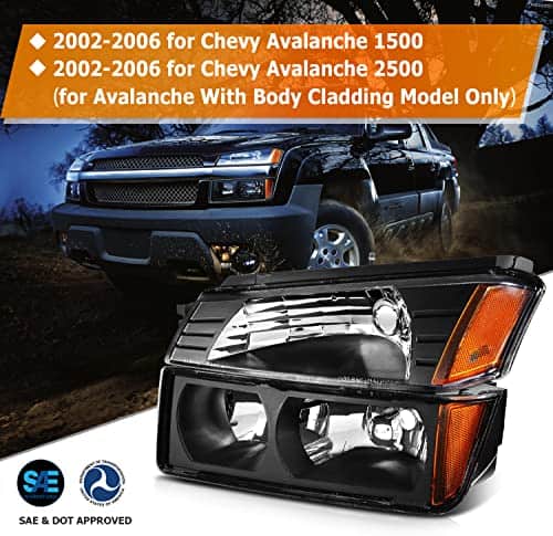 Conjunto de faros delanteros para Chevrolet Avalanche 1500 - Imagen 3