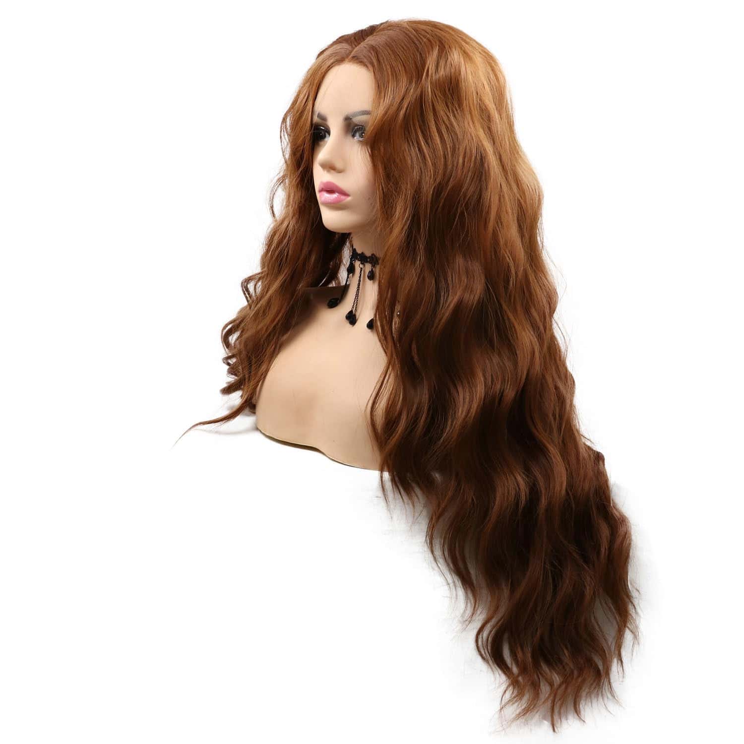 Pelucas de encaje sintético SERENEWIG 30# color marrón - Imagen 4