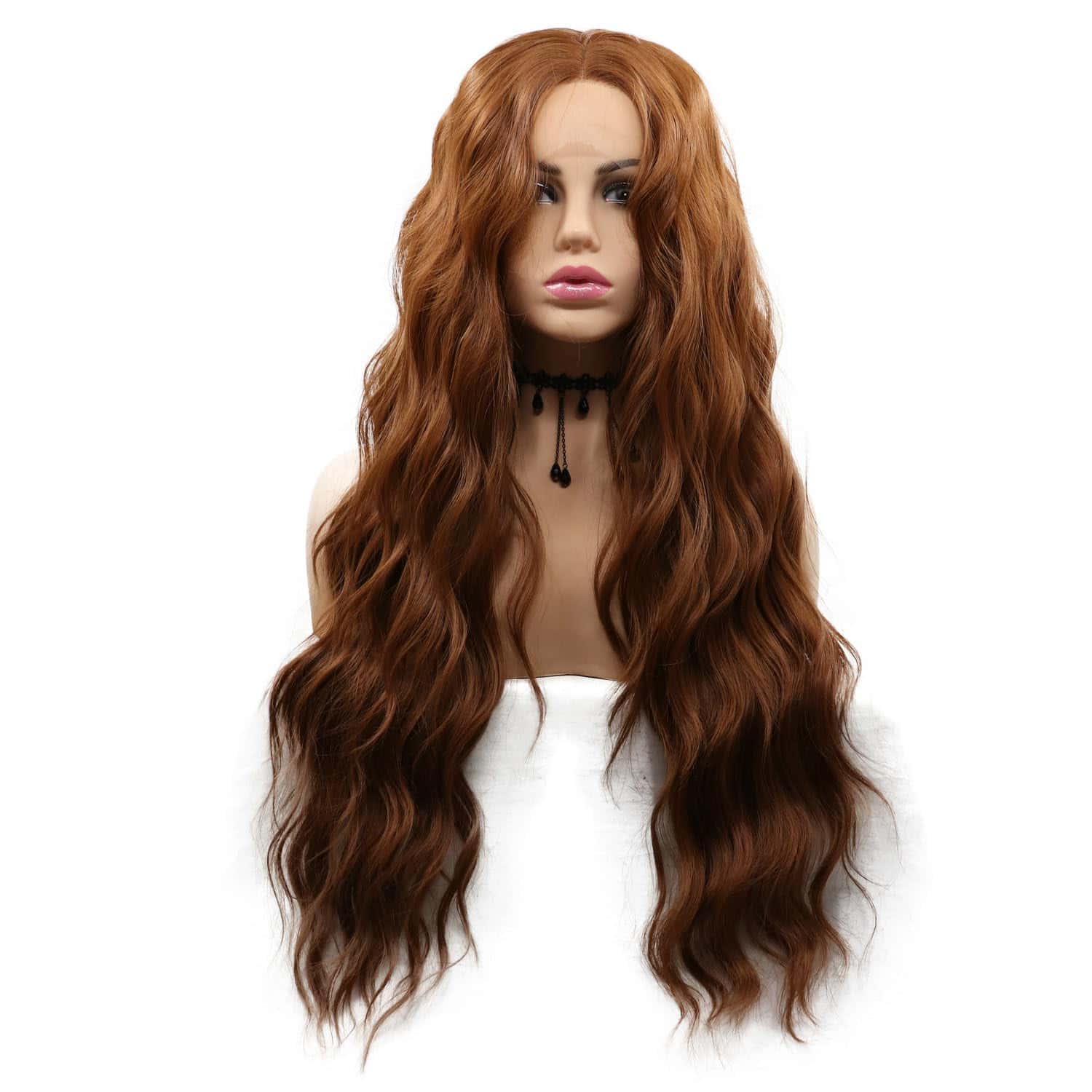 Pelucas de encaje sintético SERENEWIG 30# color marrón - Imagen 3