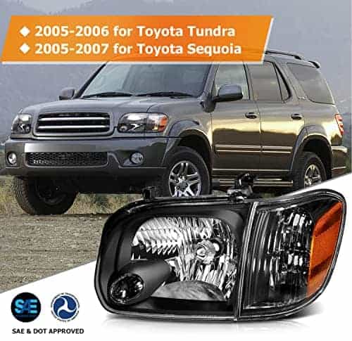 Conjunto de faros delanteros para Toyota Sequoia 2005-2007 - Imagen 3