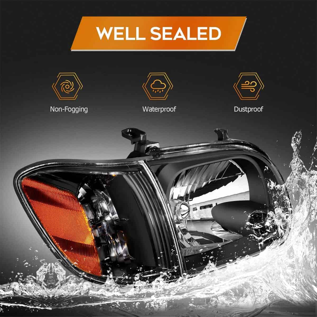 Conjunto de faros delanteros para Toyota Sequoia 2005-2007 - Imagen 6