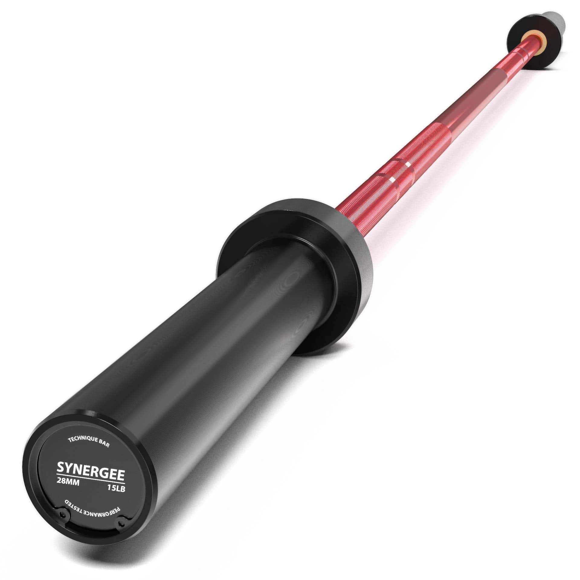Barra de Técnica Synergee de 15 lb Roja de Aluminio para
