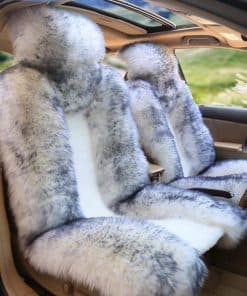 Cubierta de Asiento para Automóvil de Piel de Oveja Genuina
