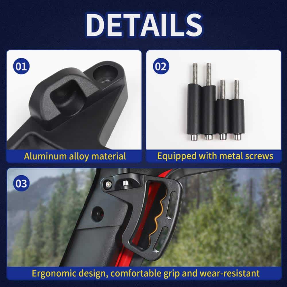 Kit de Manijas de Metal Negro Voodonala para Jeep JK - Imagen 5