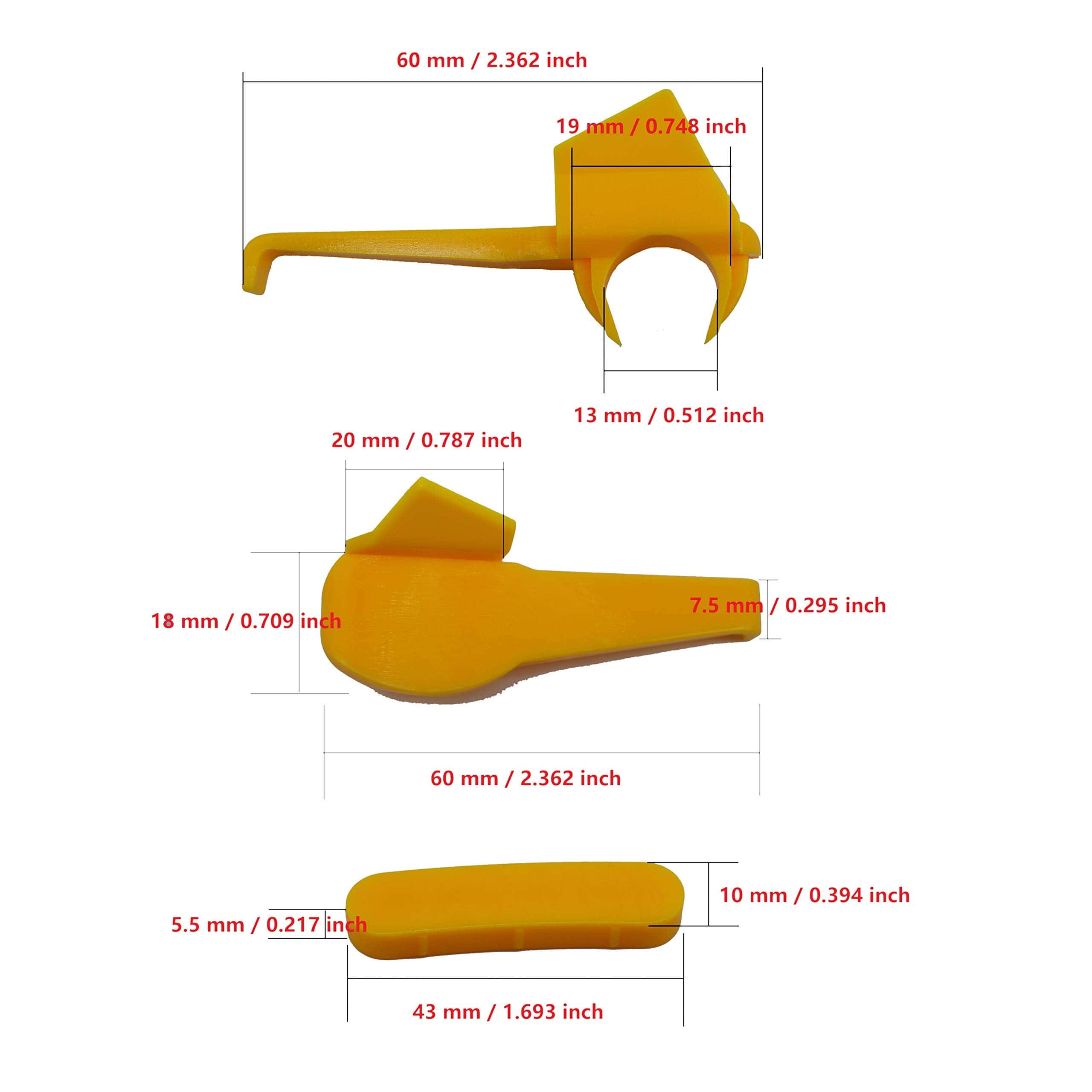 Inserto de plástico para cambiador de llantas, guardia de - Imagen 3