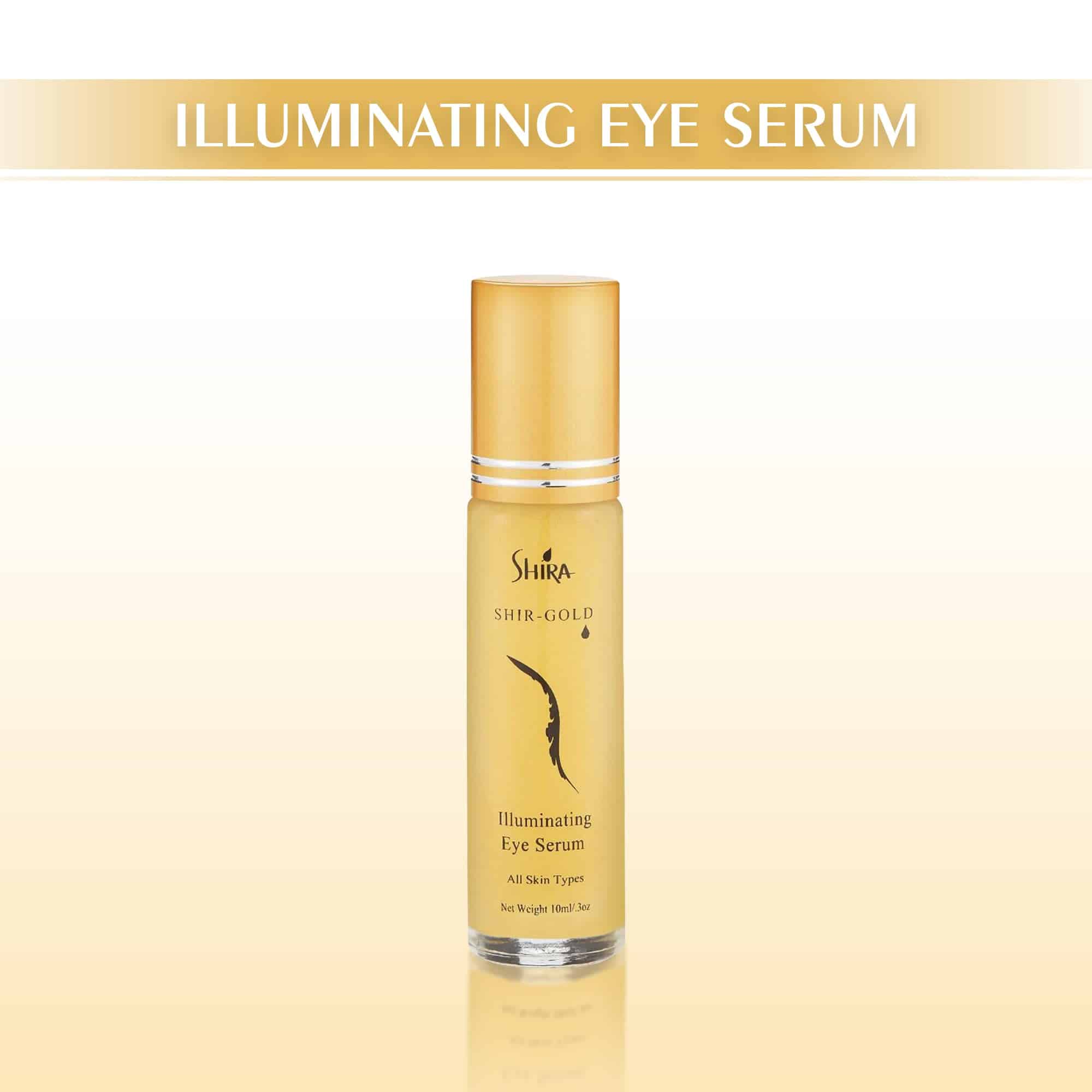 Suero para ojos iluminador Shir-Gold ayuda a reducir las - Imagen 3