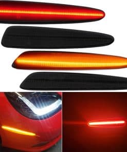 NJSBYL Juego de Luces de Marcador Lateral LED para Corvette