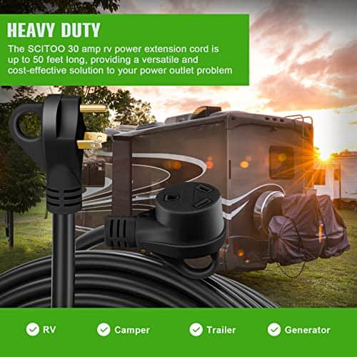 Cable de Extensión para RV SCITOO de 30 Amperios 50 FT, - Imagen 8